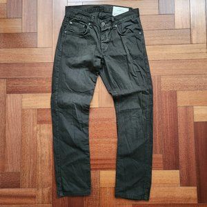 RAG & BONE Fit 2 Slim Leg Standard Issue "Distressed Olive" Jeans - 29